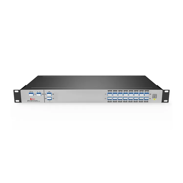 Single Fiber 16CH (32 Wavelength ) DWDM Mux And Demux 1U Rack